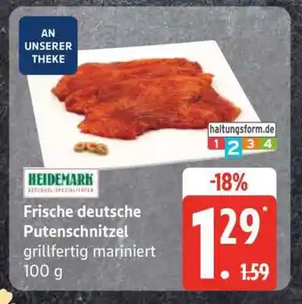 Edeka Frische deutsche Putenschnitzel Angebot