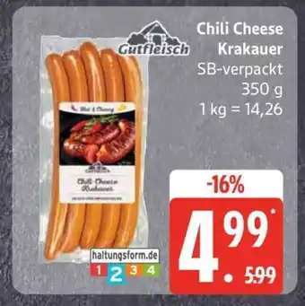 Edeka Chili Cheese Krakauer Angebot