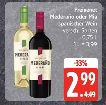 Edeka FREIXENET Mederaño oder Mia Angebot