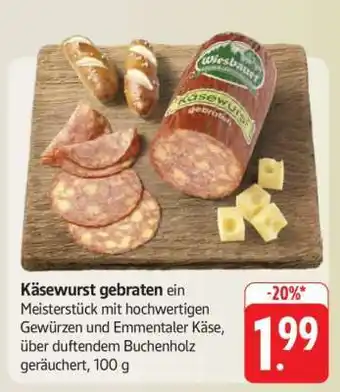 Edeka Käsewurst gebraten Angebot
