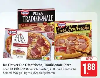 Edeka Dr. Oetker Die Ofenfrische, Tradizionale Pizza oder La Mia Pinsa Angebot