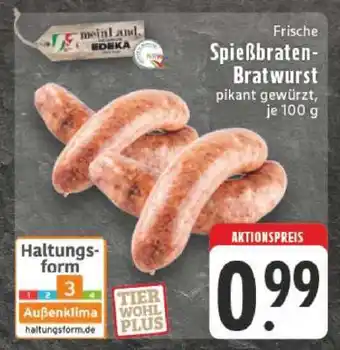 Edeka Frische Spießbraten-Bratwurst Angebot