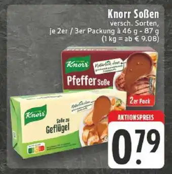Edeka KNORR Soßen Angebot