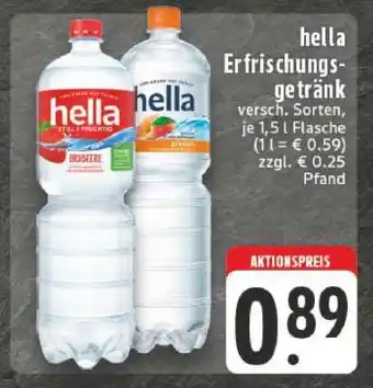 Edeka HELLA Erfrischungsgetränk Angebot