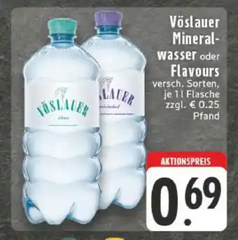 Edeka Vöslauer Mineralwasser oder Flavours Angebot