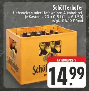 Edeka Schöfferhofer Hefeweizen Angebot