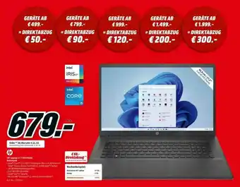 MediaMarkt Hp Laptop 17-cn0346ng Notebook Angebot