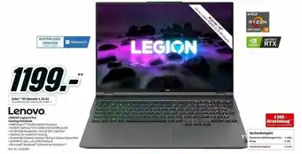 MediaMarkt Lenovo Legion 5 Pro Gaming Notebook Angebot