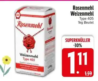 Edeka Rosenmehl Weizenmehl Type 405 Angebot