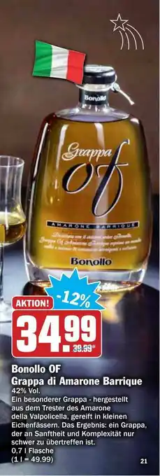 Hit Bonollo Of Grappa Di Amarone Barrique Angebot