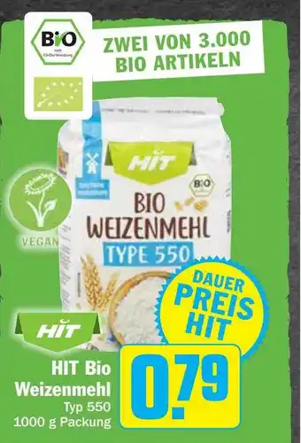 Hit Hit Bio Weizenmehl Angebot