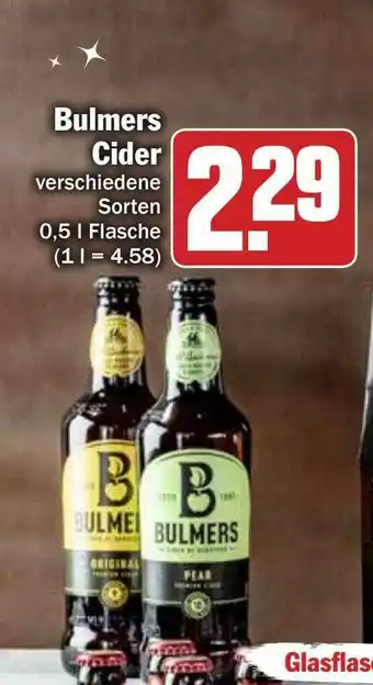 Hit Bulmers Cider Angebot