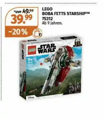 Müller Lego Star Wars Boba Fetts Starship 75312 Angebot