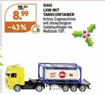 Müller Siku Lkw Mit Tankcontainer Angebot