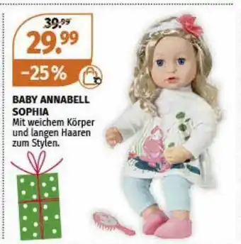 Müller Baby Annabell Sophia Angebot