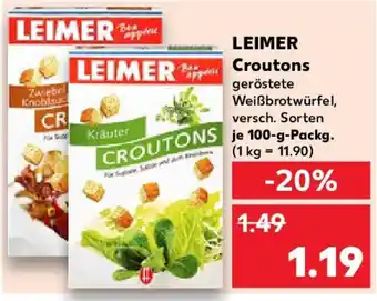 Kaufland LEIMER Croutons Angebot