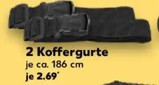 Kaufland passenger 2 Koffergurte Angebot