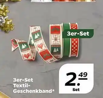 NETTO 3er-set Textil-geschenkband Angebot