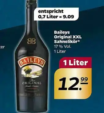 NETTO Baileys Original XXL Sahnelikör Angebot