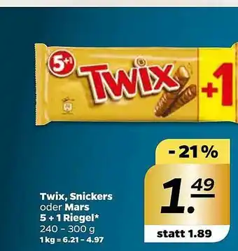 NETTO Twix, Snickers Oder Mars Angebot