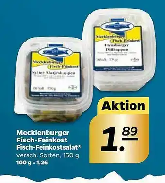 NETTO Mecklenburger Fisch-feinkost Oder Fisch-feinkostsalat Angebot