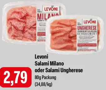 Feneberg Levoni Salami Milano oder Salami Ungherese Angebot