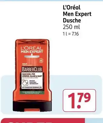 Rossmann L'oréal men expert dusche Angebot