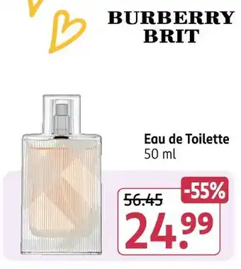 Rossmann Burberry brit eau de toilette Angebot