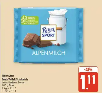 nah & gut Ritter sport bunte vielfalt schokolade Angebot