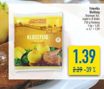 diska Friweika kloßteig Angebot
