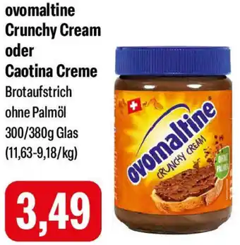 Feneberg ovomaltine Crunchy Cream oder Caotina Creme Angebot