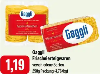 Feneberg Gaggli Frischeierteigwaren Angebot
