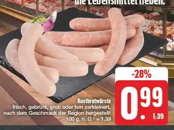Edeka Rostbratwürste Angebot