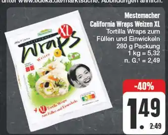 Edeka Mestemacher california wraps weizen xl Angebot