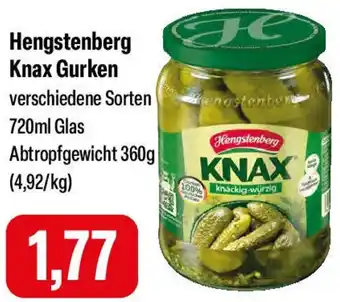 Feneberg Hengstenberg Knax Gurken Angebot