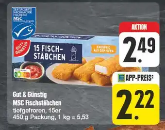 Edeka Gut & günstig 15 fischstäbchen Angebot
