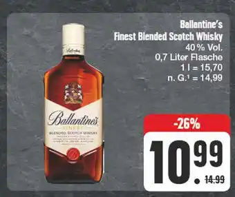 Edeka Ballantine's finest blended scotch whisky Angebot