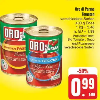 Edeka Oro di parma tomaten passata oder tomaten stückig Angebot