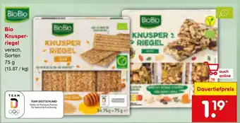 Netto Marken-Discount Biobio knusperriegel Angebot