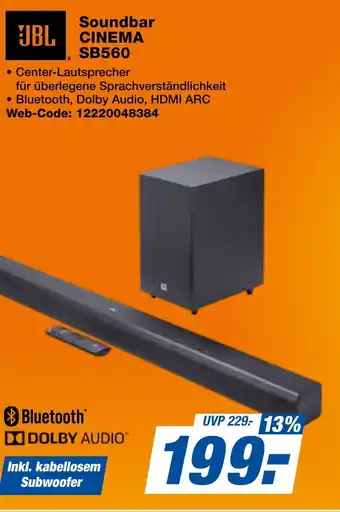 expert Techno Land JBL Soundbar CINEMA SB560 Angebot
