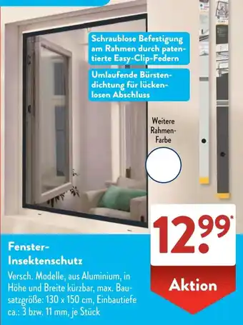 Aldi Süd Fenster- Insektenschutz Angebot