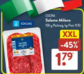 Aldi Süd CUCINA Salame Milano Angebot