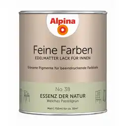 toom Baumarkt Alpina Feine Farben 'Essenz der Natur' pastellgrün matt 750 ml Angebot
