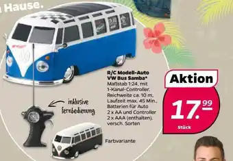 NETTO R/C Modell-Auto VW bus-Samba Angebot