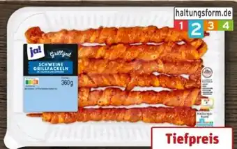 REWE Center ja! Schweine-Grillfackeln Angebot