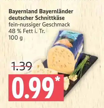 Marktkauf Bayernland bayernländer deutscher schnittkäse Angebot