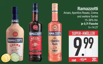 Edeka Ramazzotti amaro oder aperitivo rosato oder crema Angebot