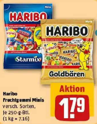 REWE Haribo Fruchtgummi Minis Angebot