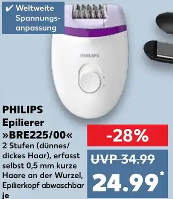Kaufland PHILIPS Epilierer BRE225/00 Angebot
