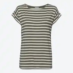 NKD Damen-T-Shirt mit Glitzerstreifen Angebot